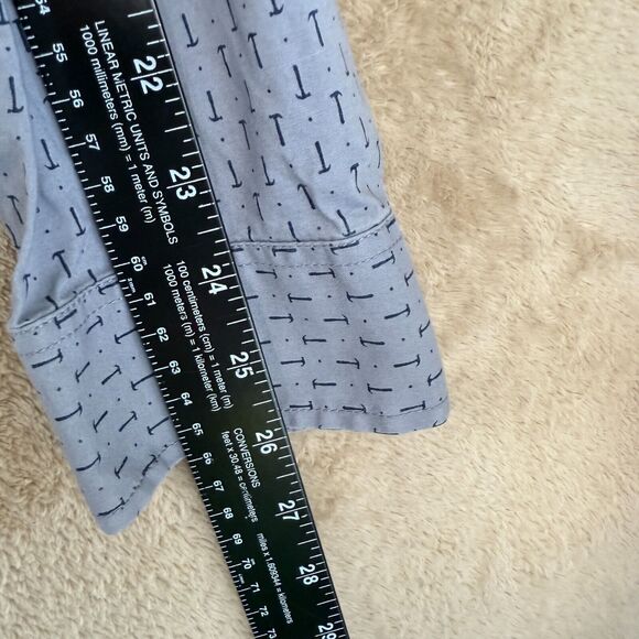 Goodfellow & Co Button-Up Mens L Gray Long Sleeve Slim Fit Casual Dress Shirt - Picture 10 of 11